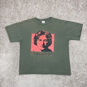 Vintage Y2K John Lennon Revolution T‎ Shirt Medium